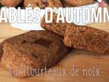 Déclinaison de sablés d’automne au tourteau de noix – Battle Food #65