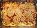 Gratin de cabillaud aux tomates et chorizo