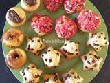 Petits gâteaux au lait ribot avec garnitures diverses