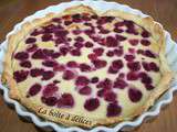 Tarte à la ricotta et aux framboises