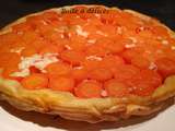 Tarte tatin de carottes et comté