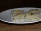 Barfi de coco – Coconut Barfi