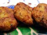 Kele ke tikki – bouchées de bananes vertes – Raw banana cutlets