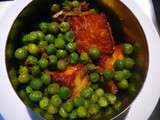 Matar paneer – Fromage indien avec des petits pois – Indian cheese and peas