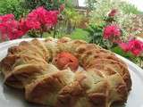 Gâteau à la rhubarbe du jardin et sa compotée