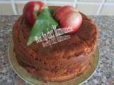 Gâteau aux brugnons blancs du jardin et bonne rentrée aux pioupious pour demain