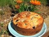 Gâteau aux mûres au fromage blanc et à la crème fraîche (souvenir d'enfance)