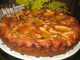 Gâteau granny, pêches en bocal, crémé, aux 2 sucres et bonne journée de la femme