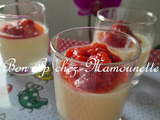 Panna cotta à la compotée de fraises et mon coup de gueule