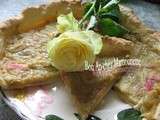 Tarte à la rhubarbe de Bretagne et pâte sucrée maison