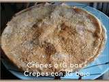 Crêpes à ig bas (farine de blé T150) - Crepes con ig bajo