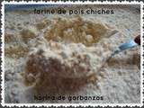 Farine de pois chiche au thermomix - Harina de garbanzos con Thermomix