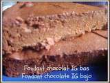 Fondant au chocolat ig Bas (pl) - Fondant de chocolate ig Bajo (pl)