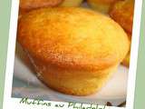 Muffins au Philadelphia, amandes, chocolat blanc - Muffins con Philadelphia, almendras, chocolate blanco