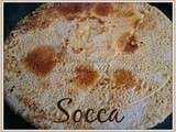 Socca pour pizza-socca à bas ig - Socca para pizza-socca ig bajo