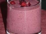 Smoothie fruits rouges