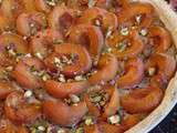 Tarte abricots et pistaches