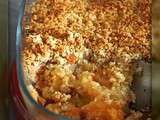 Crumble Kakis & Pommes