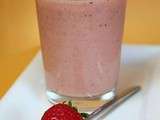 Smoothie Lacté Banane-Fraise-Kiwi