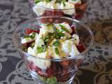 Verrine de Betterave Mozzarella