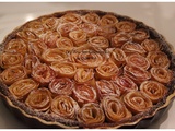 Tarte aux pommes bouquet de roses façon Alain Passard