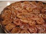 Tarte aux pommes bouquet de roses façon Alain Passard