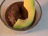 Pudding d’avocat au chocolat et moka