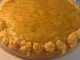 Tarte au caramel et ananas