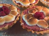 Tarte framboise meringuée façon Christophe Adam