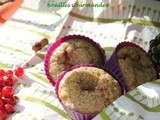 Muffin Monday#38: Mes muffins noisettes et coulis de groseilles