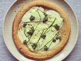 Pizza aux courgettes