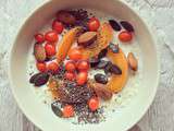 Porridge aux abricots & baies de goji