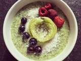 Porridge protéiné matcha & chia