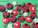 Coccinelles pour l’anniversaire de Maëlle {sablés décorés}