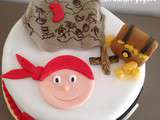 Pirate des Caraïbes pour Sohan – Cake design