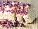 Cake aux amandes et aux cranberries