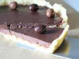 Tarte au chocolat et à la banane