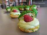 Choux pistache-framboise {BlogZday 2016 chez Zodio}