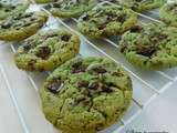 Cookies à la pistache et pépites de chocolat