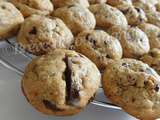 Cookies au praliné, flocons d'avoine et pépites de chocolat