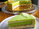 Entremets Printemps : citron et verveine du Velay