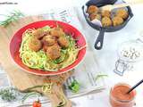 Boulettes Végétariennes {Haricots Blancs, Tomates Séchées et Basilic}