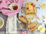 Cake Pomme, Framboises et... {Raspberry and Apple Loaf}