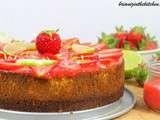 Cheesecake aux Fraises & Citron Vert