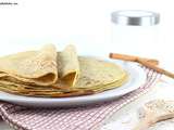 Crêpes Salées au Son d'Avoine