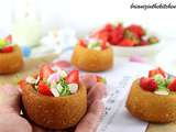 Financiers, Crème de Pistache & Fraises