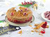 Gâteau Croustillant Fondant Chocolat et Framboises