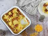 Gratin de Chou-Fleur, Bacon et Cheddar