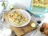 Gratin de Courgettes aux Deux Saumons {Recette Express & Light}