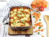 Gratin de Gnocchis {Potiron, Tomates, Lardons et Reblochon}